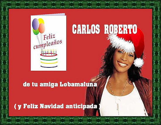 Feliz cumpleaos - Poetisa Mara Cristina Aliaga Luna (Lobamaluna) - 01/12/2008
