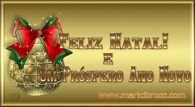041 - Feliz Natal e um Prspero Ano Novo - Poetisa Marici Bross - 10/12/2006 - www.maricibross.com