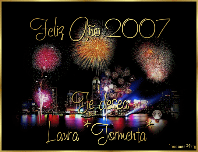 052 - Feliz Ao 2007 - Poetisa Laura-Tormenta - 01/01/2007 - tormenta.webcindario.com