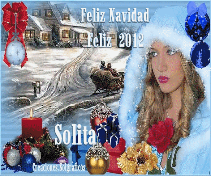 191 - Recebido da Poetisa Solita - Una Feliz Navidad - 24/12/2011
