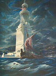 Farol de Alexandria - Egito - Uma das antigas maravilhas do Mundo
