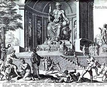 Esttua de Zeus - Grcia - Uma das antigas maravilhas do Mundo