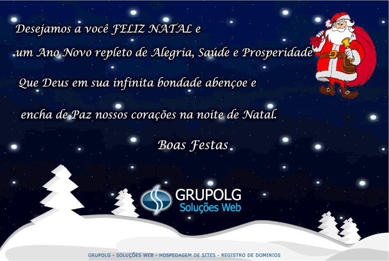 Boas Festas - Grupolg - 23/12/2013