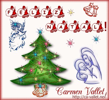 061 - Feliz Natal - Poetisa Carmen Vallet - 10/12/2007 - ca-vallet.net