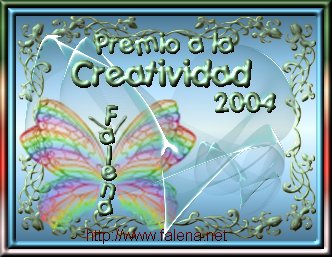 31 Prmio: Premio A la Creatividad 2004 - Recebido em 27/02/2005