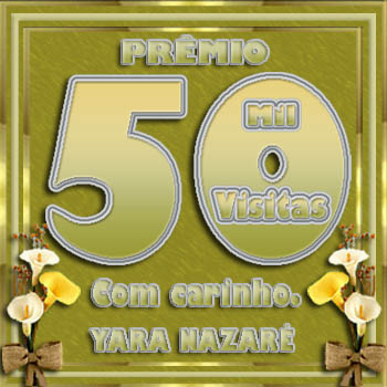 207 Prmio: Prmio Cinquenta Mil Visitas - Recebido em 05/11/2008