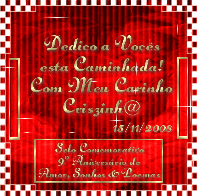 221 Prmio: Selo Comemorativo do 9 Aniversrio - Recebido em 15/11/2008