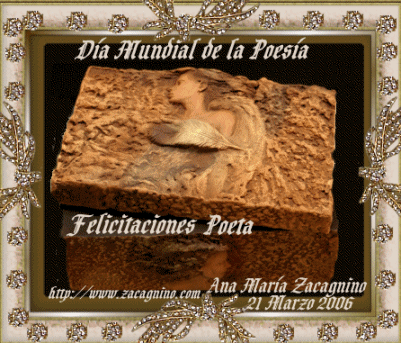 Dia Mundial de la Poesa - Poetisa Ana Mara Zacagnino - 20/03/2006