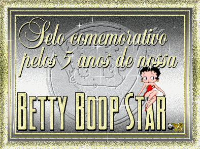 Selo 5 Aniversrio do Betty Boop Star - Poetisa Nany Schneider - 18/08/2006