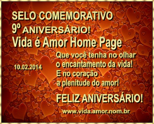 Selo Comemorativo do 9 Aniversrio do Site da Poetisa Rayma Lima - 10/02/2014