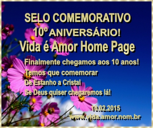 Selo Comemorativo do 10 Aniversrio do Site da Poetisa Rayma Lima - 10/02/2015
